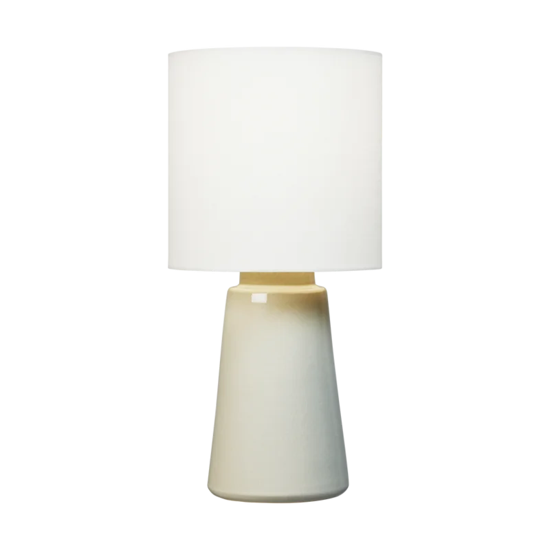 Vessel Medium Table Lamp, Shellish Grey, 23"H