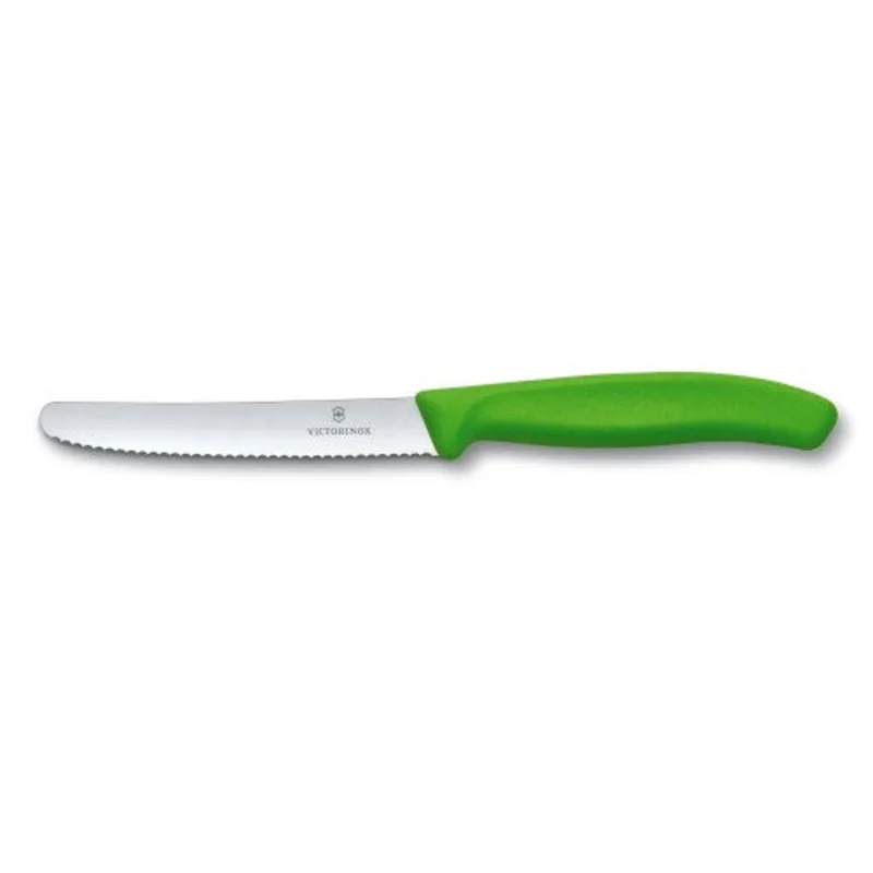 Victorinox Classic 4.5" Serrated Utility - Green