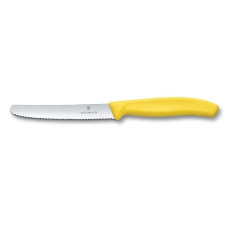 Victorinox Classic 4.5" Serrated Utility - Yellow