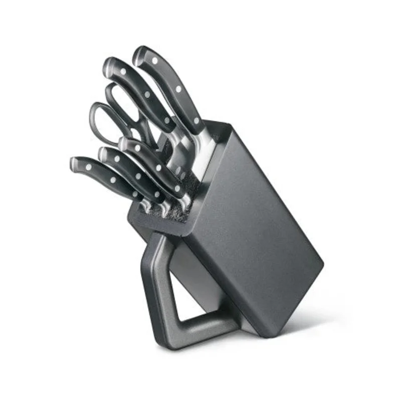 Victorinox Grand Maitre 6pc Block Set Forged Black