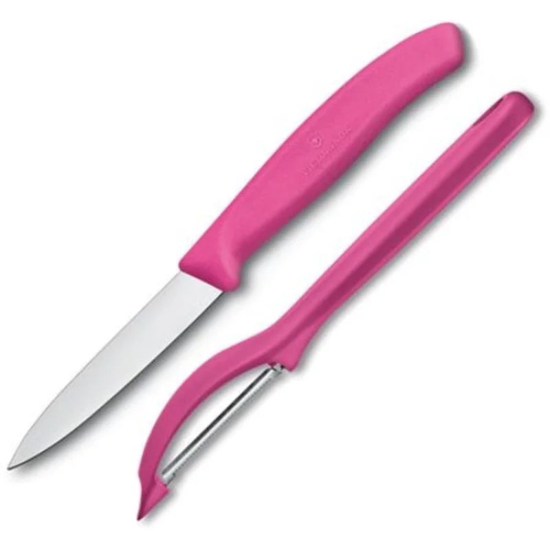 Victorinox Peeler and Paring - Pink