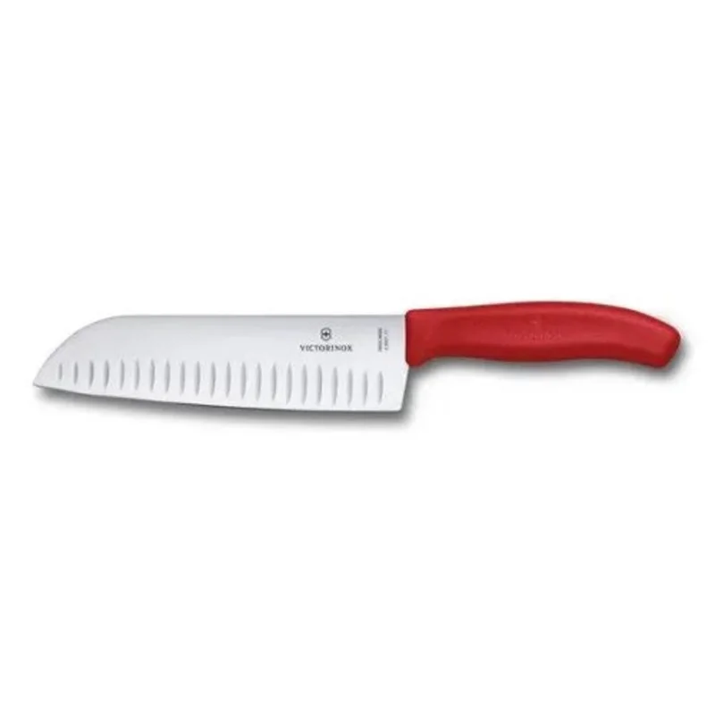 Victorinox Santoku 7 Granton Red