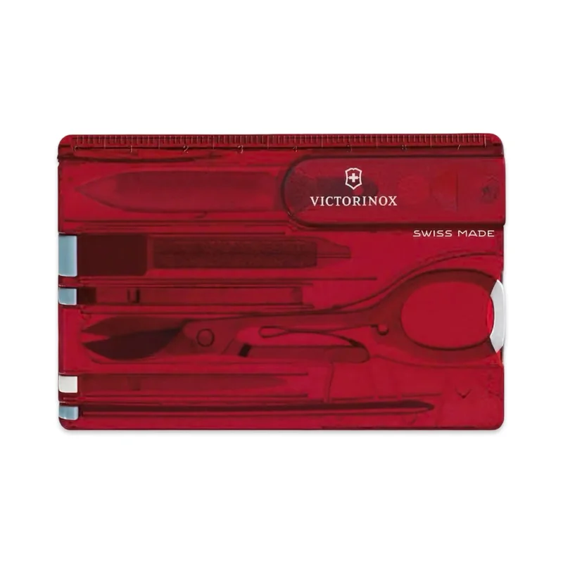 Victorinox Swiss Army Swisscard Transparent Ruby