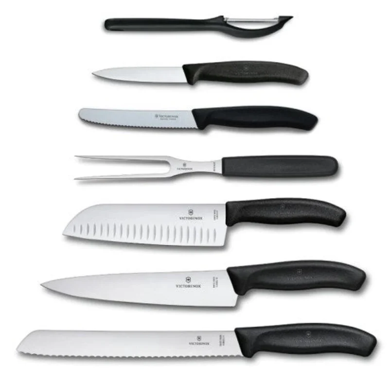 Victorinox Swiss Classic Kitchen Set - 7 Piece Black