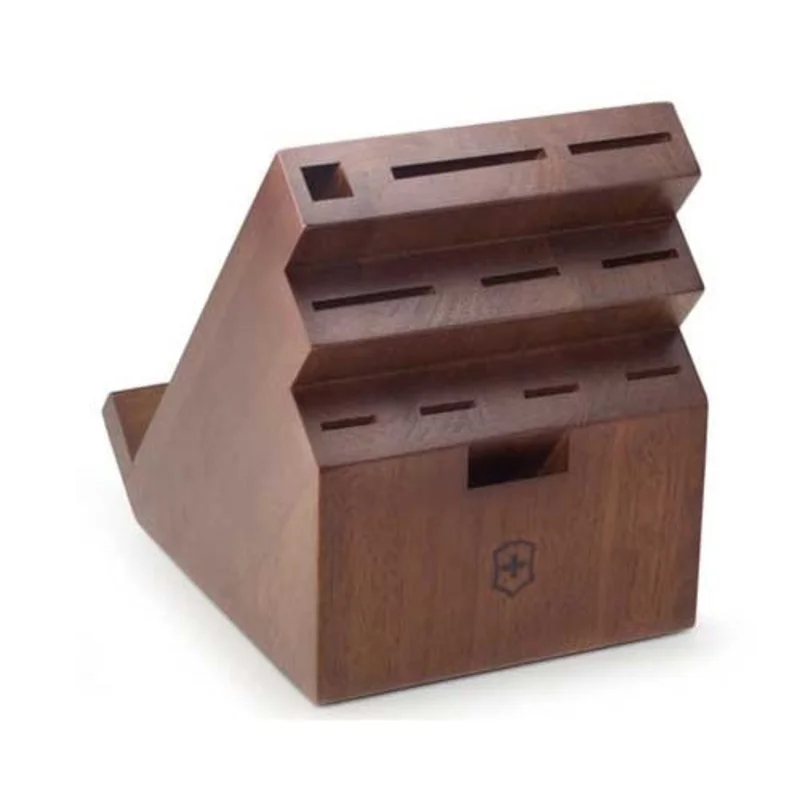 Victorinox Swivel Block 13 Slot Dark Wood