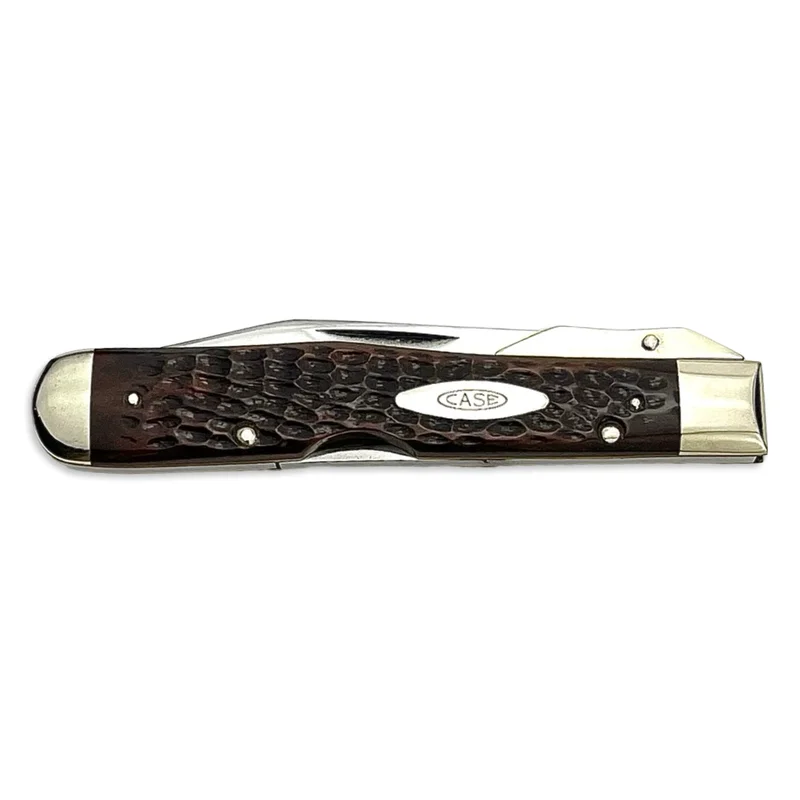 Vintage Case 1973 7-Dot Red Bone Cheetah