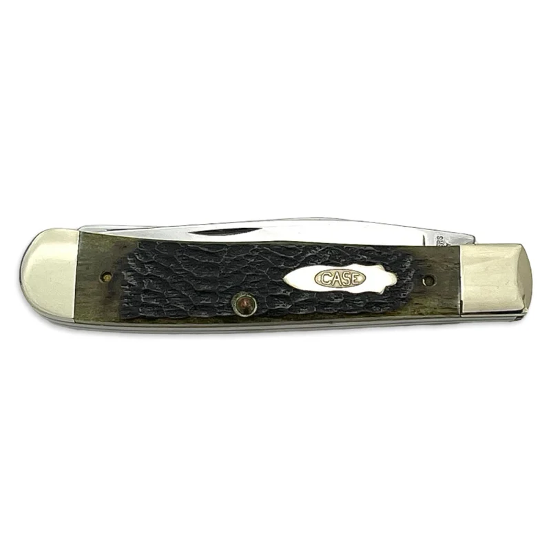 Vintage Case Brothers Classic 1992 Green Bone Trapper (6254) w/ Box