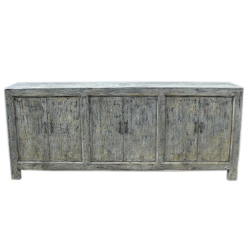 Vintage Natural Cabinet, 87"L x 18"W x 35"D