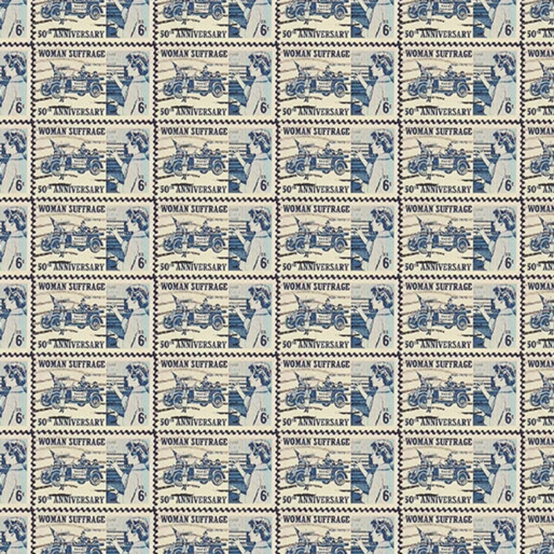 Votes For Women: 50th Anniversary Stamp (1/4 Yard)