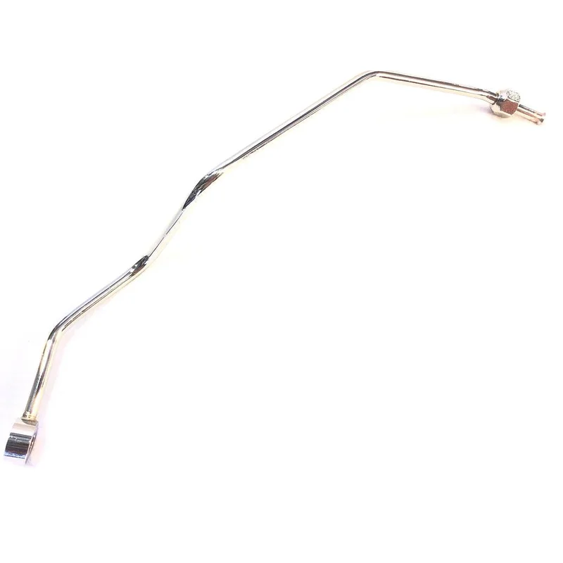 W10901 | Onyx Propane Tubing - 1/4 Astm 280, Copper, W/ Tube Nut & Banjo, Nickel Plate