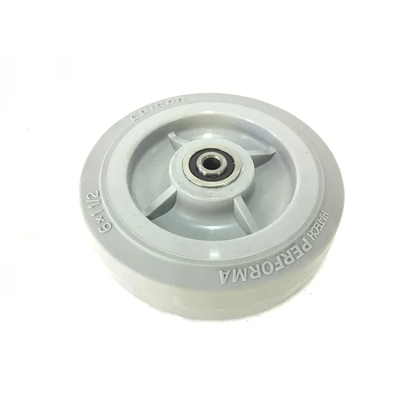 W4220 | Onyx Rubber Wheel 6 X 1-1/2 X 3/8 Id Ball Bearing