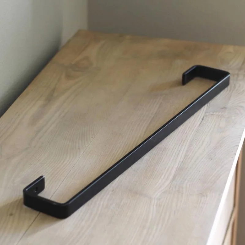 Wall Mounted Towel Bar - Metal Rack