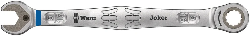 Wera 6000 Joker Ratcheting combination wrenches, Imperial, 5/16" x 144 mm, SKU #5073280001