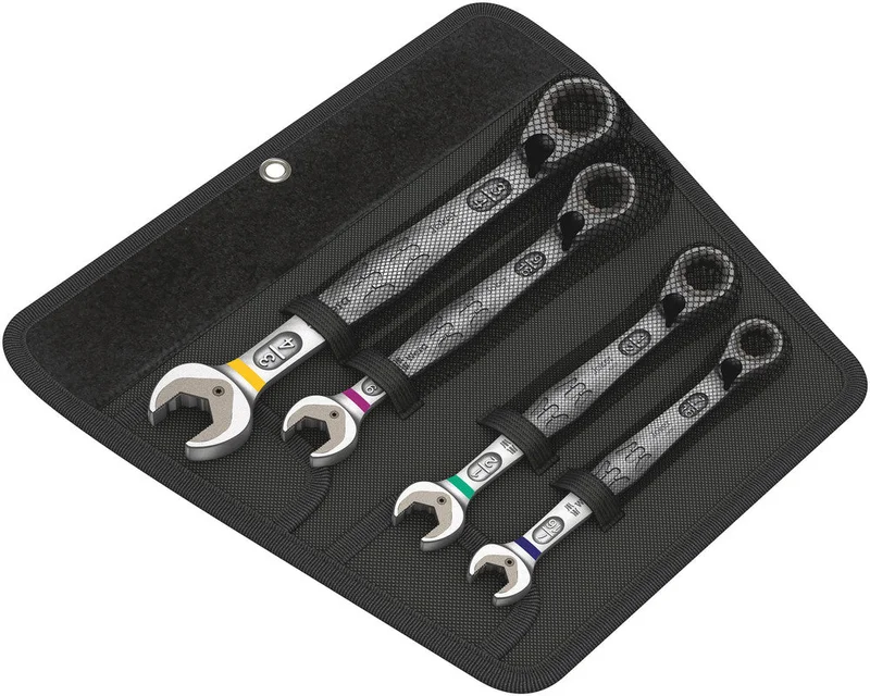 Wera 6001 Joker Switch 4 Imperial Set 1 Set of ratcheting combination wrenches, Imperial, 4pieces, SKU #5020092001