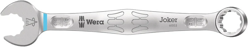 Wera 6003 Joker combination wrench, Imperial, 11/16 x 210 mm, SKU #5020217001