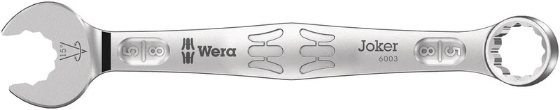 Wera 6003 Joker combination wrench, Imperial, 5/8 x 182 mm, SKU #5020216001