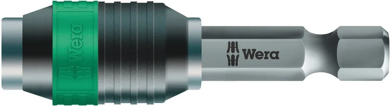 Wera 889/4/1 K Rapidaptor Universal Bit Holder, 1/4" x 50 mm, SKU #5052502001