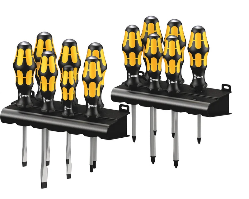 Wera Big Pack 900 Screwdriver set Kraftform Wera: Chiseldriver and rack, 13 pieces, SKU #5133285001