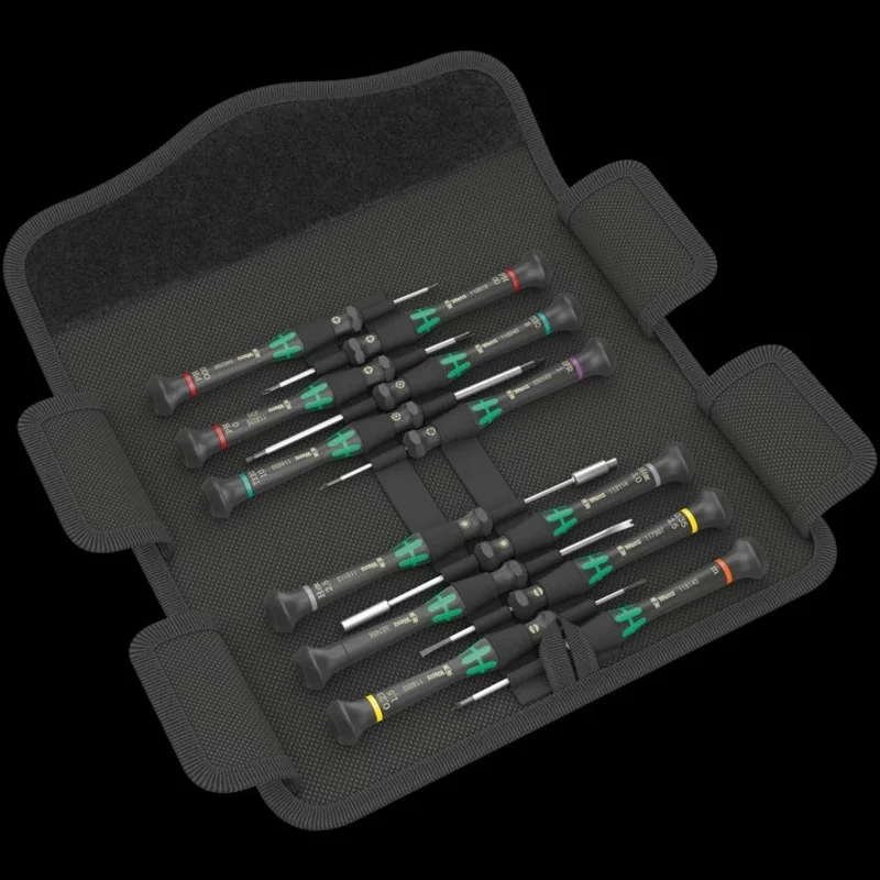 Wera Kraftform Micro 12 Electronics 1 Screwdriver set for electronic applications, 12pieces, SKU #5073677001