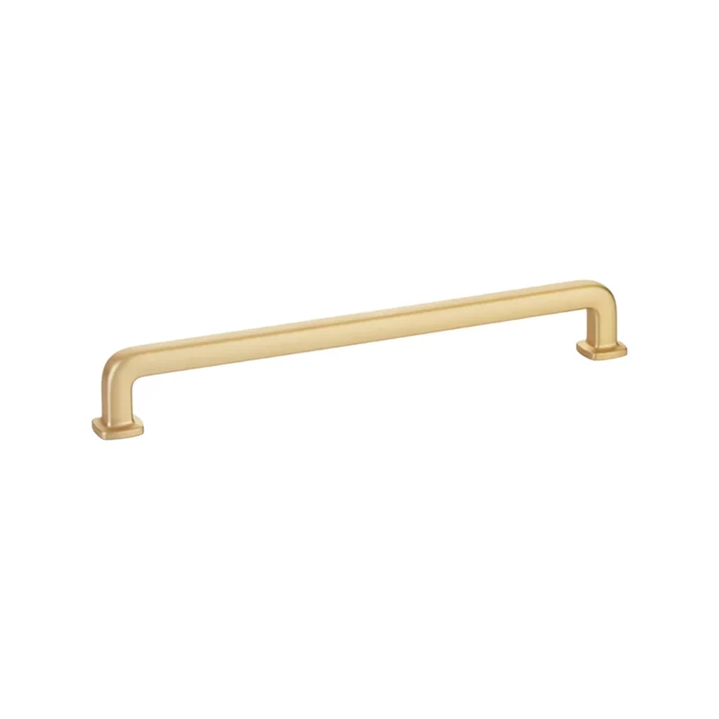Westridge Cabinet Pull, 8" centre to centre, Satin Brass