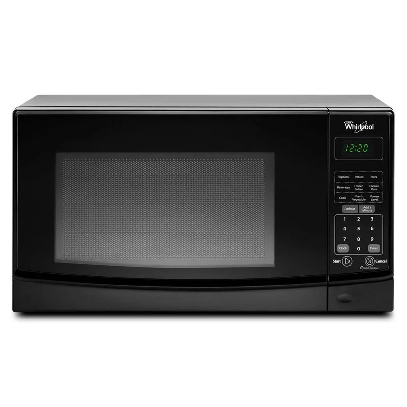 Whirlpool - 0.7 cu. Ft Counter top Microwave in Black - WMC10007AB Black