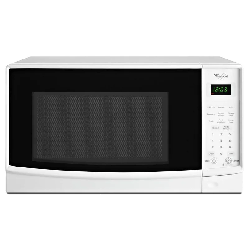 Whirlpool - 0.7 cu. Ft Counter top Microwave in White - WMC10007AW White