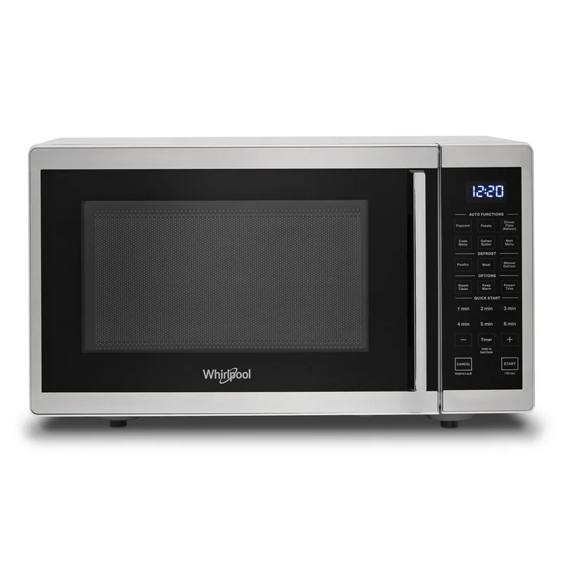 Whirlpool - 0.9 cu. Ft Counter top Microwave in Stainless - YWMC30309LS Stainless