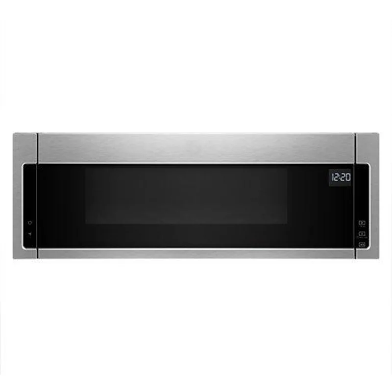 Whirlpool - 1.1 cu. Ft Over the range Microwave in Black-on-Stainless - YWML55011HS Stainless