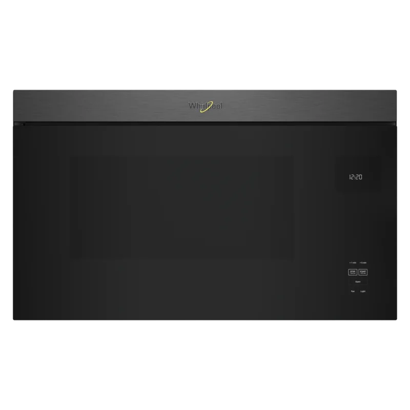 Whirlpool - 1.1 cu. Ft Over the range Microwave in Black Stainless - YWMMF5930PV Black Stainless