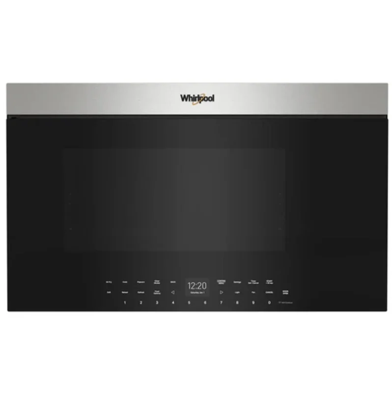 Whirlpool - 1.1 cu. Ft Over the range Microwave in Stainless - YWMMF7330RZ Stainless