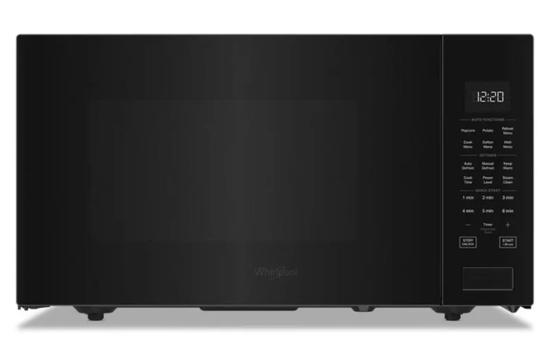 Whirlpool - 1.6 cu. Ft Counter top Microwave in Black - YWMCS7022RB Black
