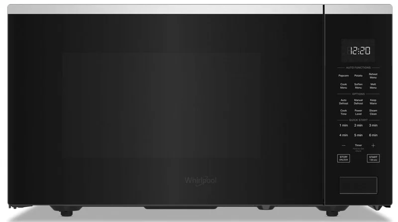 Whirlpool - 1.6 cu. Ft Counter top Microwave in FingerPrint Resistant Stainless Steel - YWMCS7022RZ FingerPrint Resistant Stainless Steel