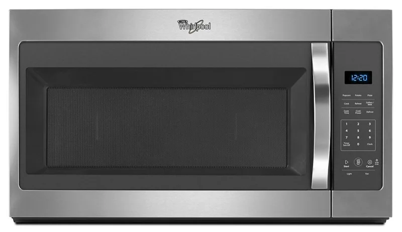 Whirlpool - 1.7 cu. Ft Over the range Microwave in Stainless - YWMH31017FS Stainless