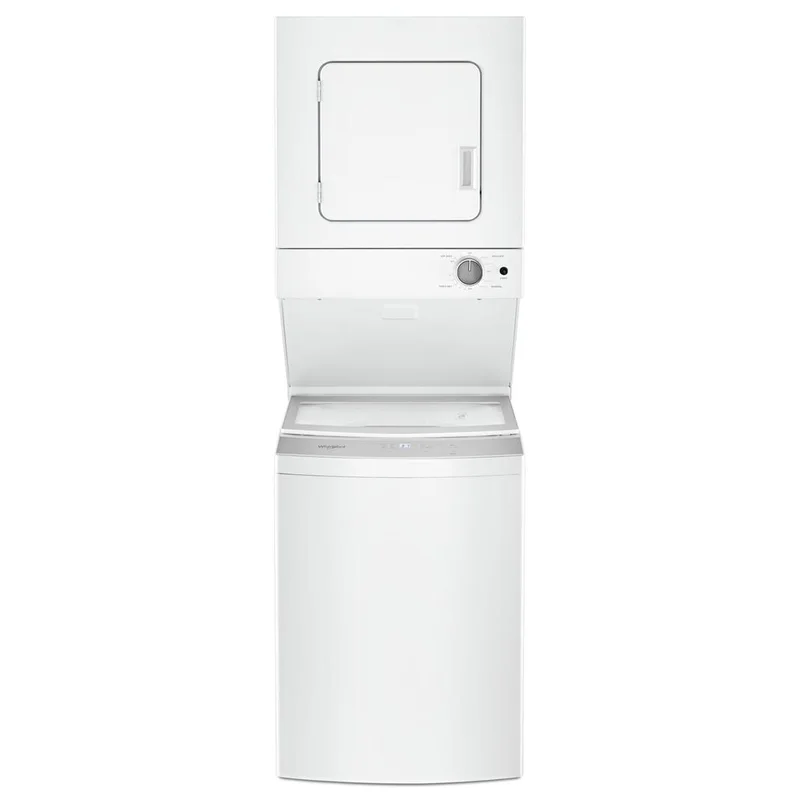 Whirlpool - 1.8 cu. ft Washer and 3.4 cu. ft Dryer Laundry Center in White - YWET4024HW White