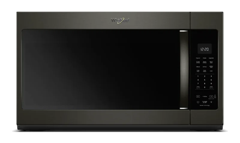 Whirlpool - 1.9 cu. Ft Over the range Microwave in Black Stainless - YWMH32519HV Black Stainless