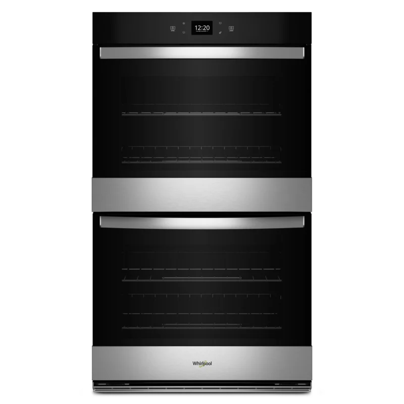Whirlpool - 10 cu. ft Double Wall Oven in Stainless - WOED5030LZ Stainless