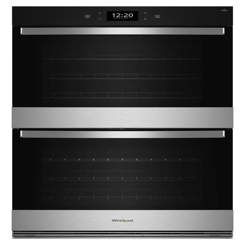 Whirlpool - 10 cu. ft Double Wall Oven in Stainless - WOED7030PZ Stainless