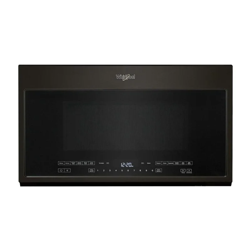 Whirlpool - 2.1 cu. Ft Over the range Microwave in Black Stainless - YWMH54521JV Black Stainless