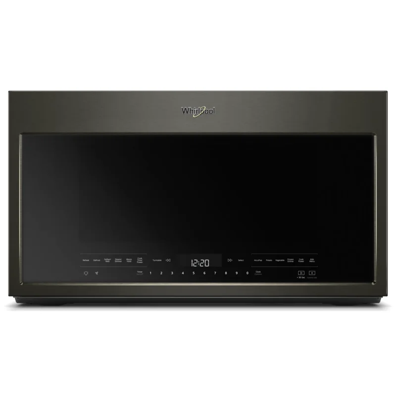 Whirlpool - 2.1 cu. Ft Over the range Microwave in Black Stainless - YWMH75021HV Black Stainless