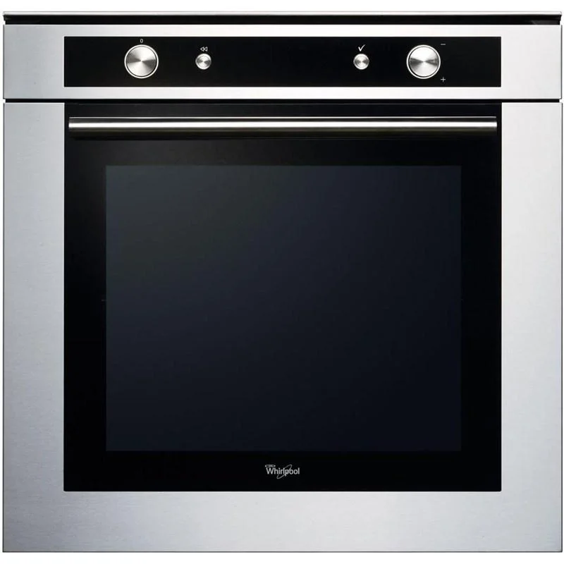Whirlpool - 2.6 cu. ft Single Wall Oven in Black-on-Stainless - WOS52EM4AS Stainless