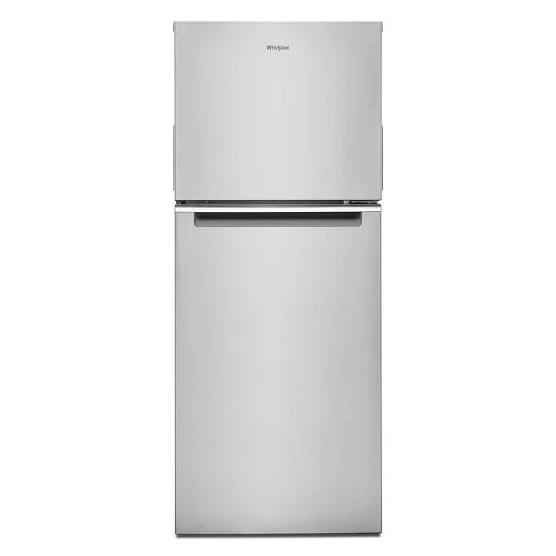 Whirlpool - 24.375 Inch 11.6 cu. ft Top Mount Refrigerator in Stainless - WRT312CZJZ Stainless