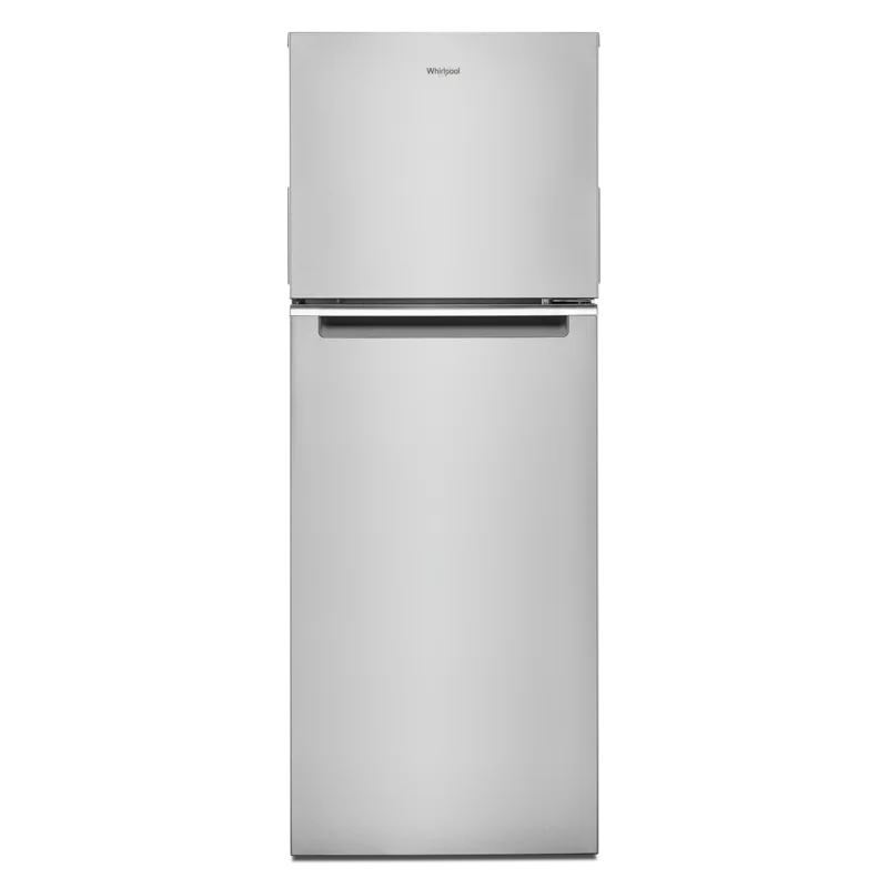 Whirlpool - 24.375 Inch 12.9 cu. ft Top Mount Refrigerator in Stainless - WRT313CZLZ Stainless