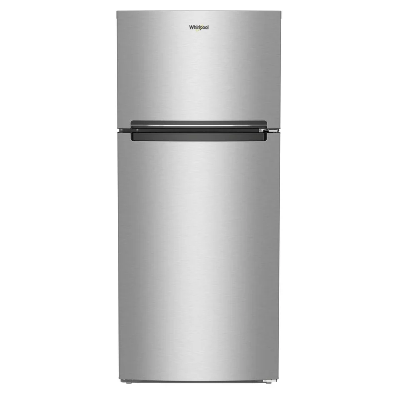 Whirlpool - 28.125 Inch 16.6 cu. ft Top Mount Refrigerator in Stainless - WRTX5028PM Stainless