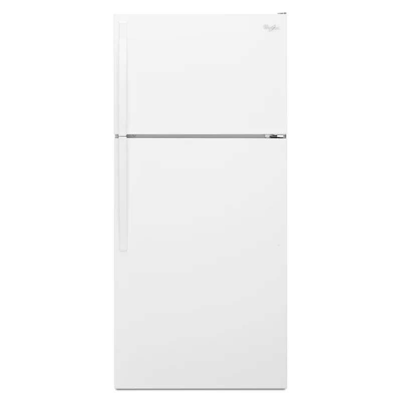 Whirlpool - 28 Inch 14.33 cu. ft Top Mount Refrigerator in White - WRT314TFDW White