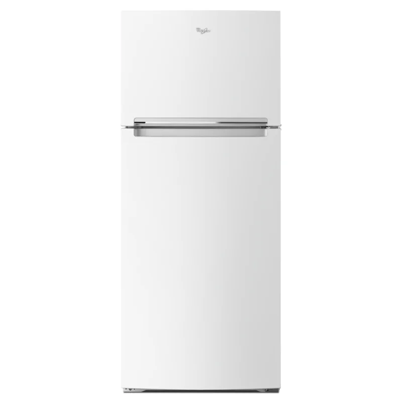 Whirlpool - 28 Inch 17.64 cu. ft Top Mount Refrigerator in White - WRT518SZFW White