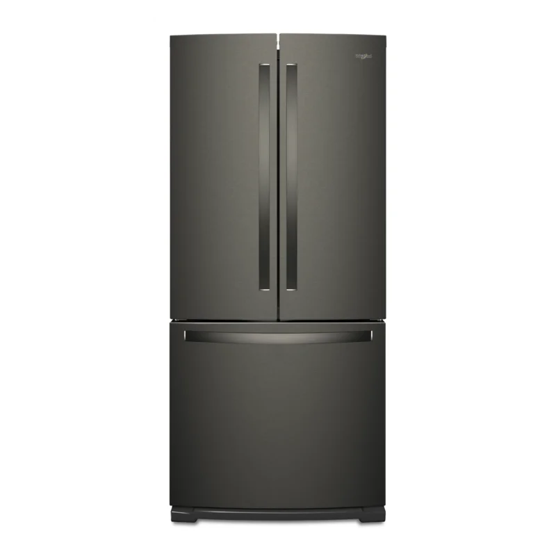 Whirlpool - 29.5 Inch 19.68 cu. ft French Door Refrigerator in Black Stainless - WRF560SFHV Black Stainless