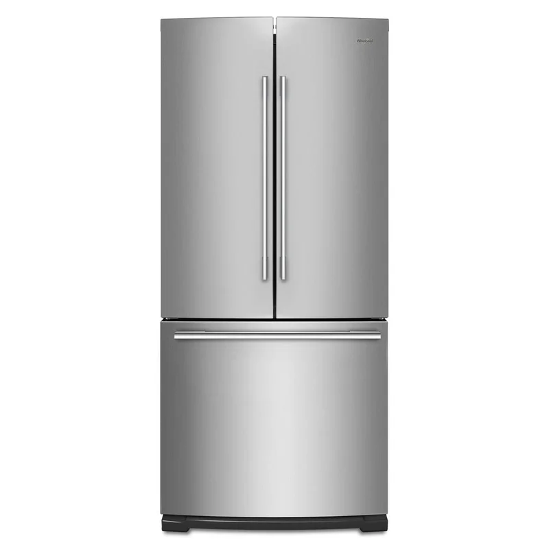 Whirlpool - 29.5 Inch 19.68 cu. ft French Door Refrigerator in Stainless - WRFA60SMHZ Stainless