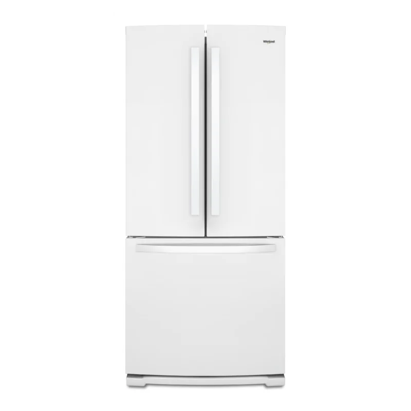 Whirlpool - 29.5 Inch 19.7 cu. ft French Door Refrigerator in White - WRF560SFHW White