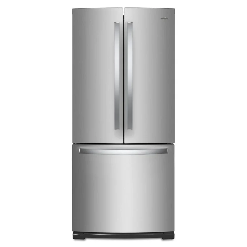 Whirlpool - 29.5 Inch 19.7 cu. ft French Doors Refrigerator in Stainless - WRF560SMHZ Stainless
