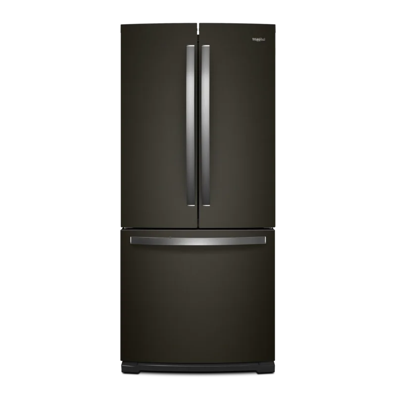 Whirlpool - 29.5 Inch 20 cu. ft French Door Refrigerator in Black Stainless - WRF560SMHV Black Stainless